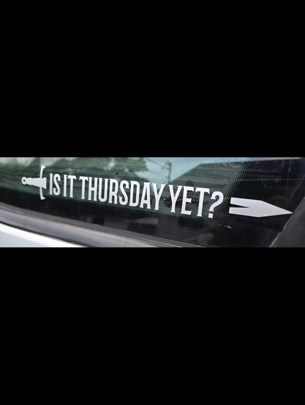 Is It Thursday Yet? CR Vinyl Decal